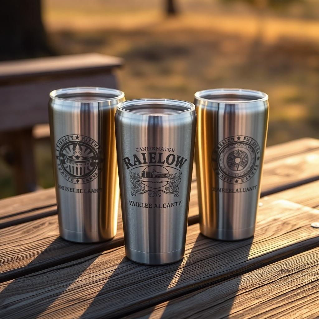 Engraved Tumbler Set